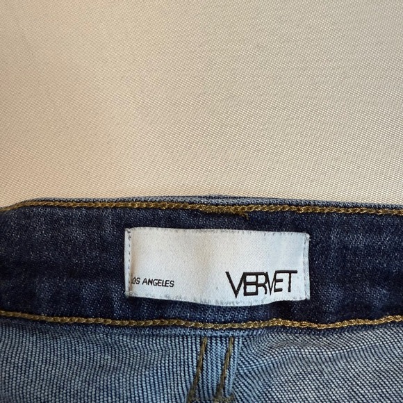 Vervet Los Angeles Women's Jeans Size 32 Dark Wash High Rise Button Fly Denim # - Picture 3 of 6